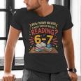 Reading 6 7 Six Seven Meme Slang Teacher Book Lover Men's V-Neck T-Shirt