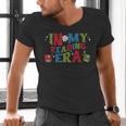 In My Reading Era Read Book Librarian Teacher Men Women Kids Men's V-Neck T-Shirt