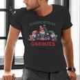 Reading With My Gnomies Reading Book Christmas Men's V-Neck T-Shirt