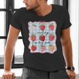 Reading Is My Jam Preppy Stawberry Bookworm Book Lover Nerd Men's V-Neck T-Shirt