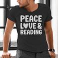 Reading I Love Books And Reading Men's V-Neck T-Shirt Reading I Love Books And Reading Men's V-Neck T-Shirt