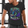 Reading Is Magical Dragon Tee Perfect For Book Lovers Kids Men's V-Neck T-Shirt Reading Is Magical Dragon Tee Perfect For Book Lovers Kids Men's V-Neck T-Shirt