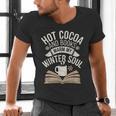 Reading All Winter Cozy Book Lover And Literary Escape Men's V-Neck T-Shirt Reading All Winter Cozy Book Lover And Literary Escape Men's V-Neck T-Shirt