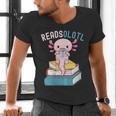 Reads Alotl Shirt Kids Readsolotl Read Axolotl Shirt Books Men's V-Neck T-Shirt