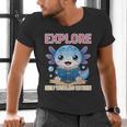 Readsolotl Kawaii Axolotl Book Lover Reading Men's V-Neck T-Shirt Readsolotl Kawaii Axolotl Book Lover Reading Men's V-Neck T-Shirt
