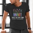 There's No Such Thing As Too Many Books Bookworm Libraries Men's V-Neck T-Shirt
