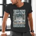 Retro Tired Moms Book Club Bookish Booktrovert Mother's Day Men's V-Neck T-Shirt Retro Tired Moms Book Club Bookish Booktrovert Mother's Day Men's V-Neck T-Shirt