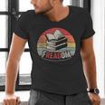 Retro Vintage FREADom Anti Ban Books Freedom To Read Men's V-Neck T-Shirt Retro Vintage FREADom Anti Ban Books Freedom To Read Men's V-Neck T-Shirt