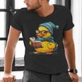 Rubber Duck Reading Book Rubber Duckie Reader Coffee Lover Men's V-Neck T-Shirt Rubber Duck Reading Book Rubber Duckie Reader Coffee Lover Men's V-Neck T-Shirt