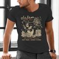 Salem Book Club Witches Witchy Witch Spooky Season Halloween Men's V-Neck T-Shirt