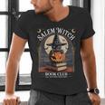 Salem Witch Book Club All Witches Welcome Halloween Reading Men's V-Neck T-Shirt