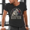 Sarcastic Proud Anti Social Member Of Introverted Book Club Men's V-Neck T-Shirt Sarcastic Proud Anti Social Member Of Introverted Book Club Men's V-Neck T-Shirt