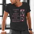Saying Psychological Thriller Book Reader Lover Men's V-Neck T-Shirt Saying Psychological Thriller Book Reader Lover Men's V-Neck T-Shirt