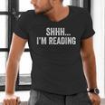 Shhh I'm Reading Book Lover Bookish Read Lover Outfit Men's V-Neck T-Shirt