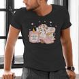 Smells Like Cowboy Romance Book Lover Men's V-Neck T-Shirt Smells Like Cowboy Romance Book Lover Men's V-Neck T-Shirt