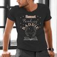 Smut Reading Baddie Smutty Book Lover Merch Women Romance Men's V-Neck T-Shirt
