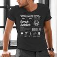 Smutty Book Addict Romance Book Lover Smut Addict Ingredient Men's V-Neck T-Shirt Smutty Book Addict Romance Book Lover Smut Addict Ingredient Men's V-Neck T-Shirt