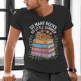 So Many Books So Little Summer Men's V-Neck T-Shirt So Many Books So Little Summer Men's V-Neck T-Shirt
