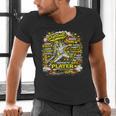 Softball Pitcher Best Traits Brave Retro Pop Comic Book Art Men's V-Neck T-Shirt Softball Pitcher Best Traits Brave Retro Pop Comic Book Art Men's V-Neck T-Shirt