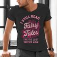 Spicy Book Lover For Women Who Love To Read Romance Fantasy Men's V-Neck T-Shirt