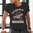 Spicy Books Merch Dark Romance You Had Me At Trigger Warning Men's V-Neck T-Shirt Spicy Books Merch Dark Romance You Had Me At Trigger Warning Men's V-Neck T-Shirt