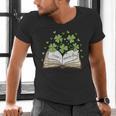 St Patricks Day Book Lover Librarian Reading Saint Pattys Men's V-Neck T-Shirt St Patricks Day Book Lover Librarian Reading Saint Pattys Men's V-Neck T-Shirt