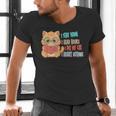 Stay Home Read Books Pet My Cat Regret Nothing Cats Book Men's V-Neck T-Shirt