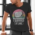 I Survived AP Lang Retro Book Graphic Men's V-Neck T-Shirt I Survived AP Lang Retro Book Graphic Men's V-Neck T-Shirt