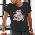Teacher Valentine's Day All Booked For Valentines Reading Men's V-Neck T-Shirt Teacher Valentine's Day All Booked For Valentines Reading Men's V-Neck T-Shirt