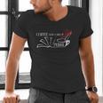 Thriller Book Fan Coffee With A Side Of Murder Men's V-Neck T-Shirt
