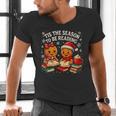 ’Tis The Season To Be Reading Book Lover Men's V-Neck T-Shirt ’Tis The Season To Be Reading Book Lover Men's V-Neck T-Shirt