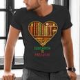 History Education Is Freedom Books Black History Heart Men's V-Neck T-Shirt History Education Is Freedom Books Black History Heart Men's V-Neck T-Shirt