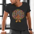 History Month Afro Women Girls Book Lover Librarian Men's V-Neck T-Shirt History Month Afro Women Girls Book Lover Librarian Men's V-Neck T-Shirt