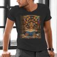 History Month Black Afro Girl Women Book Lovers Flower Men's V-Neck T-Shirt History Month Black Afro Girl Women Book Lovers Flower Men's V-Neck T-Shirt