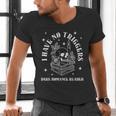 Trigger Warning Dark Romance Reader Bookish No Triggers Book Men's V-Neck T-Shirt