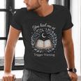You Had Me At Trigger Warning Dark Romance Skeleton Book Men's V-Neck T-Shirt You Had Me At Trigger Warning Dark Romance Skeleton Book Men's V-Neck T-Shirt