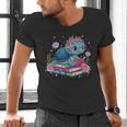 Turtle Bookworm Reading Book Bookworm Book Nerd Cute Graphic Men's V-Neck T-Shirt
