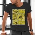 Varsity-Gold Yellow Comic Book University Varsity-Gold Men's V-Neck T-Shirt