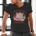 Vintage All Booked For Valentines Book Lovers Teacher Kids Men's V-Neck T-Shirt Vintage All Booked For Valentines Book Lovers Teacher Kids Men's V-Neck T-Shirt