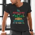Vintage Librarian Book Reader Library Book Reading Men's V-Neck T-Shirt