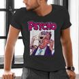 Vintage Movie Horror Poster Comic Book Graphic Film Night Men's V-Neck T-Shirt