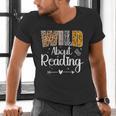 Wild About Reading Book Lover Bookworm Library Day Men's V-Neck T-Shirt Wild About Reading Book Lover Bookworm Library Day Men's V-Neck T-Shirt