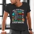 I Will Read Books On A Boat & Everywhere Men's V-Neck T-Shirt