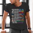 I Will Read Books On A Boat & Everywhere Reading Kids Book Men's V-Neck T-Shirt I Will Read Books On A Boat & Everywhere Reading Kids Book Men's V-Neck T-Shirt
