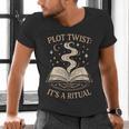 Witchy Book Club Pagan Reader Occult Fiction Coven Ritual Men's V-Neck T-Shirt Witchy Book Club Pagan Reader Occult Fiction Coven Ritual Men's V-Neck T-Shirt
