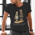 Wizard Of Oz Book Quote Scarecrow Dorothy Retro Drawing Men's V-Neck T-Shirt Wizard Of Oz Book Quote Scarecrow Dorothy Retro Drawing Men's V-Neck T-Shirt