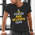 Women's Best Book Reviewer Critic Job Occupation Men's V-Neck T-Shirt Women's Best Book Reviewer Critic Job Occupation Men's V-Neck T-Shirt