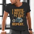 I Write Book Writer Author Book Writing Novelist Men's V-Neck T-Shirt I Write Book Writer Author Book Writing Novelist Men's V-Neck T-Shirt