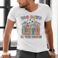 100 Days In The Books Reading Teacher 100th Day Of School Men's V-Neck T-Shirt 100 Days In The Books Reading Teacher 100th Day Of School Men's V-Neck T-Shirt