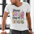 100th Day Of School Teacher Books 100 Days Of Preschool Girl Men's V-Neck T-Shirt 100th Day Of School Teacher Books 100 Days Of Preschool Girl Men's V-Neck T-Shirt